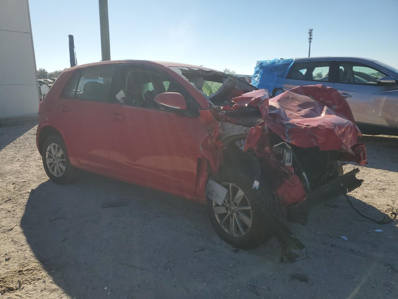 2016 Volkswagen Golf VIN 3VW217AU0GM051891 Copart auction photo, all over damage thumbnail 4