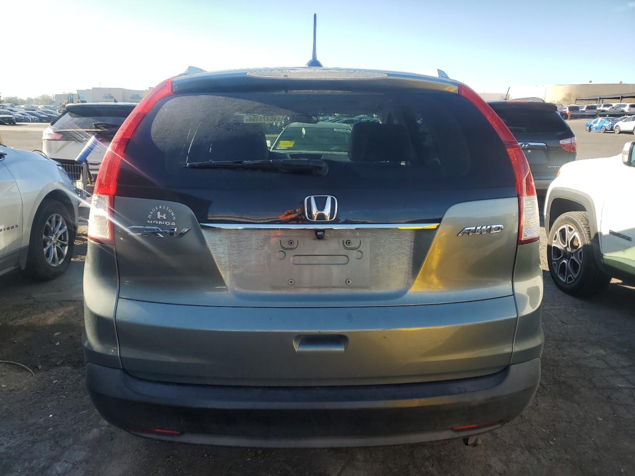 2012 Honda CR-V VIN JHLRM4H7XCC008536 Copart auction photo, front end / rear end damage thumbnail 6