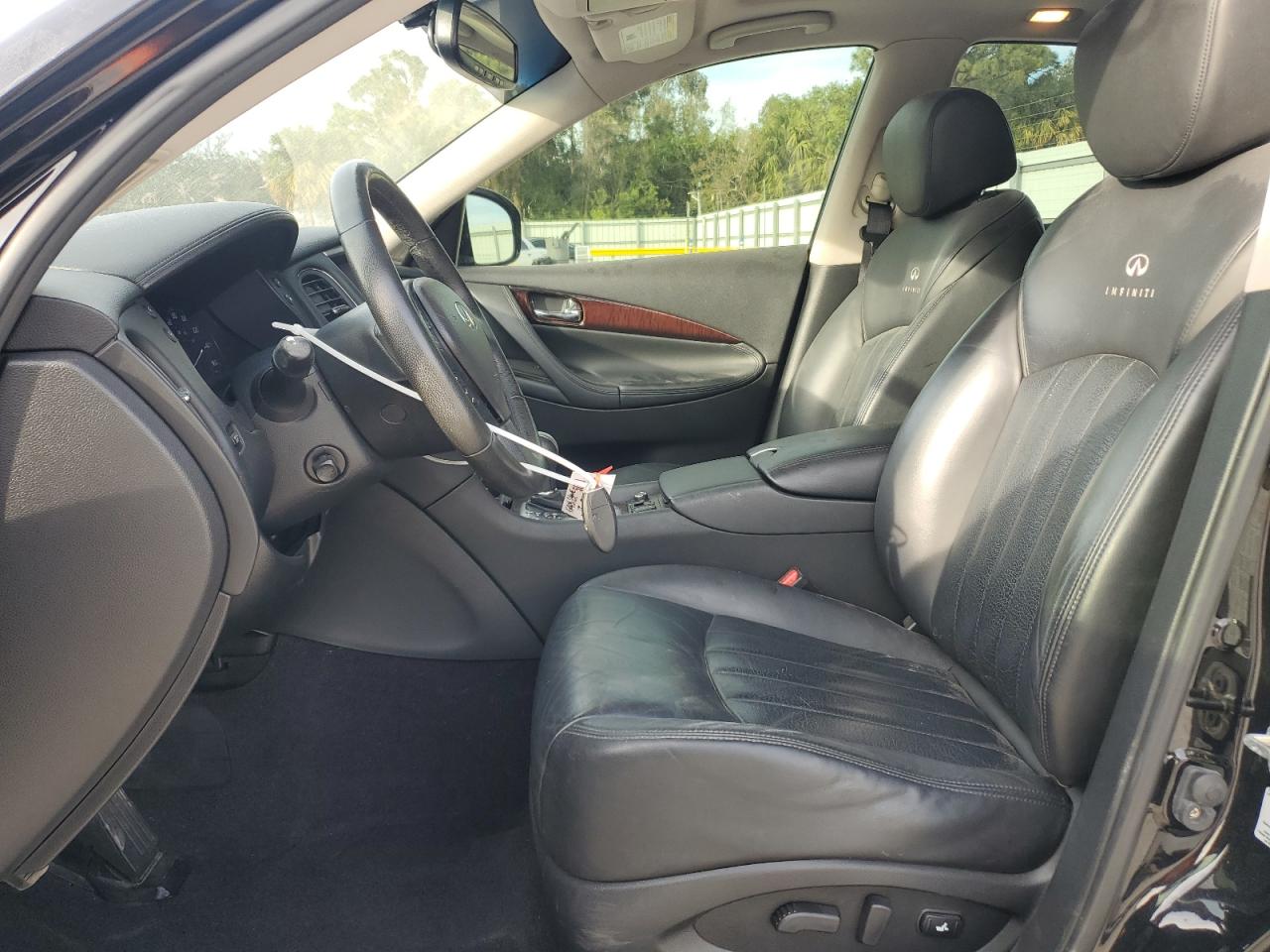2013 Infiniti EX VIN JN1BJ0HR6DM481947 Copart auction photo, front end / side damage thumbnail 7