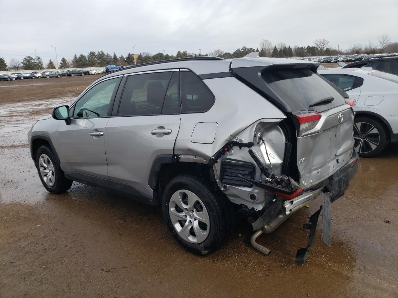 2021 Toyota RAV 4 VIN 2T3H1RFV8MC130814 Copart auction photo, rear end damage thumbnail 2