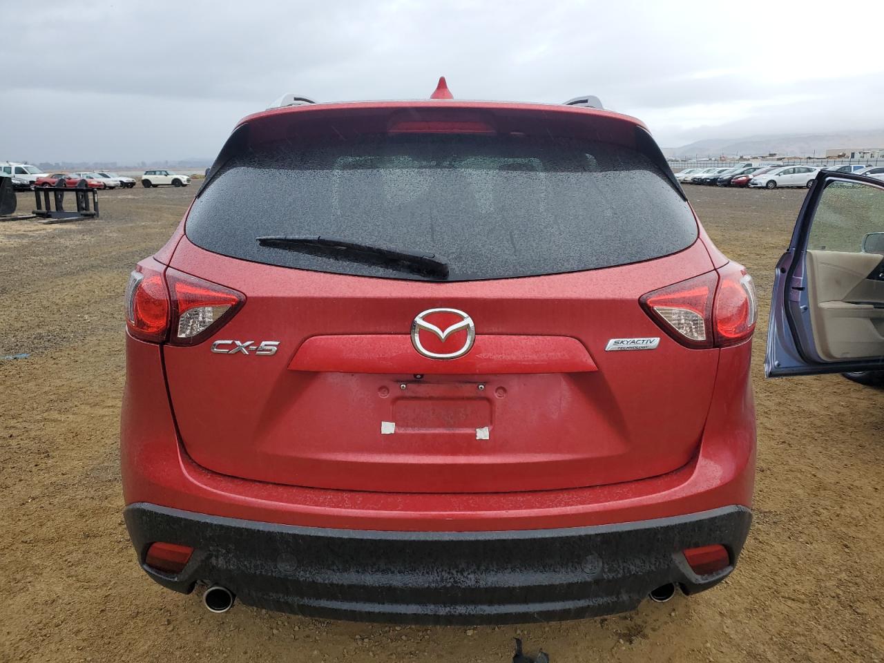 2014 Mazda CX-5 VIN JM3KE2CY8E0360803 Copart auction photo, front end / side damage thumbnail 6