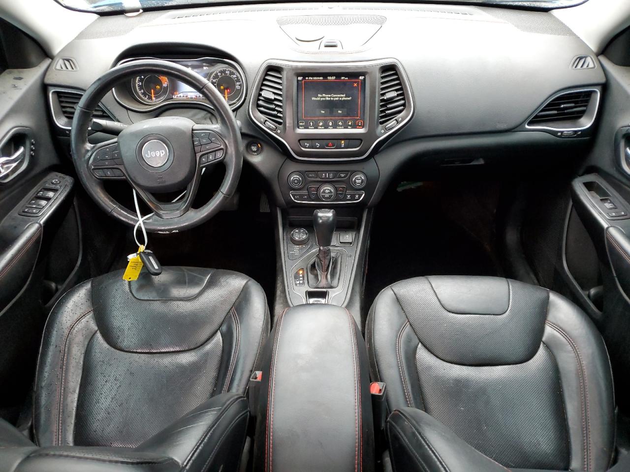 2019 Jeep Cherokee VIN 1C4PJMBX0KD169282 Copart auction photo, rear end damage thumbnail 8