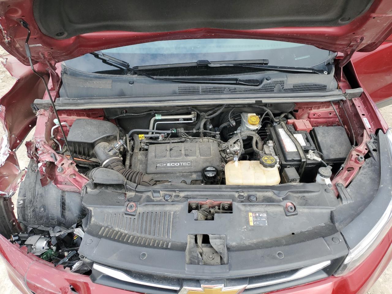 2018 Chevrolet Trax VIN 3GNCJLSB0JL252269 Copart auction photo, front end / side damage thumbnail 11