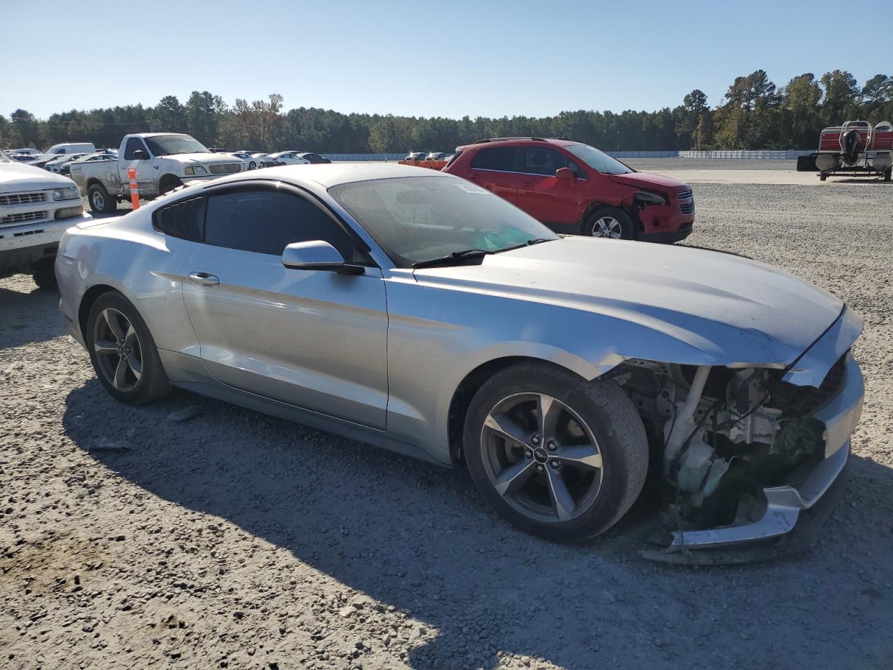 2015 Ford Mustang VIN 1FA6P8AMXF5333491 Copart auction photo, front end damage thumbnail 4