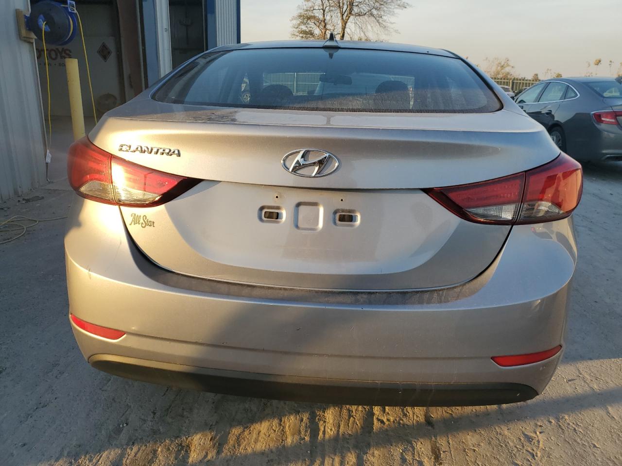 2016 Hyundai Elantra VIN 5NPDH4AE9GH739196 Copart auction photo, side damage thumbnail 6