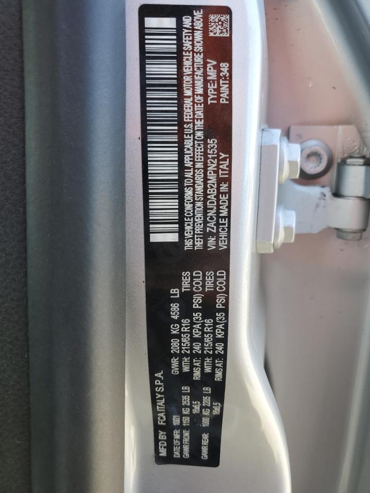 2021 Jeep Renegade VIN ZACNJDAB2MPN21535 Copart auction photo, rollover damage thumbnail 13