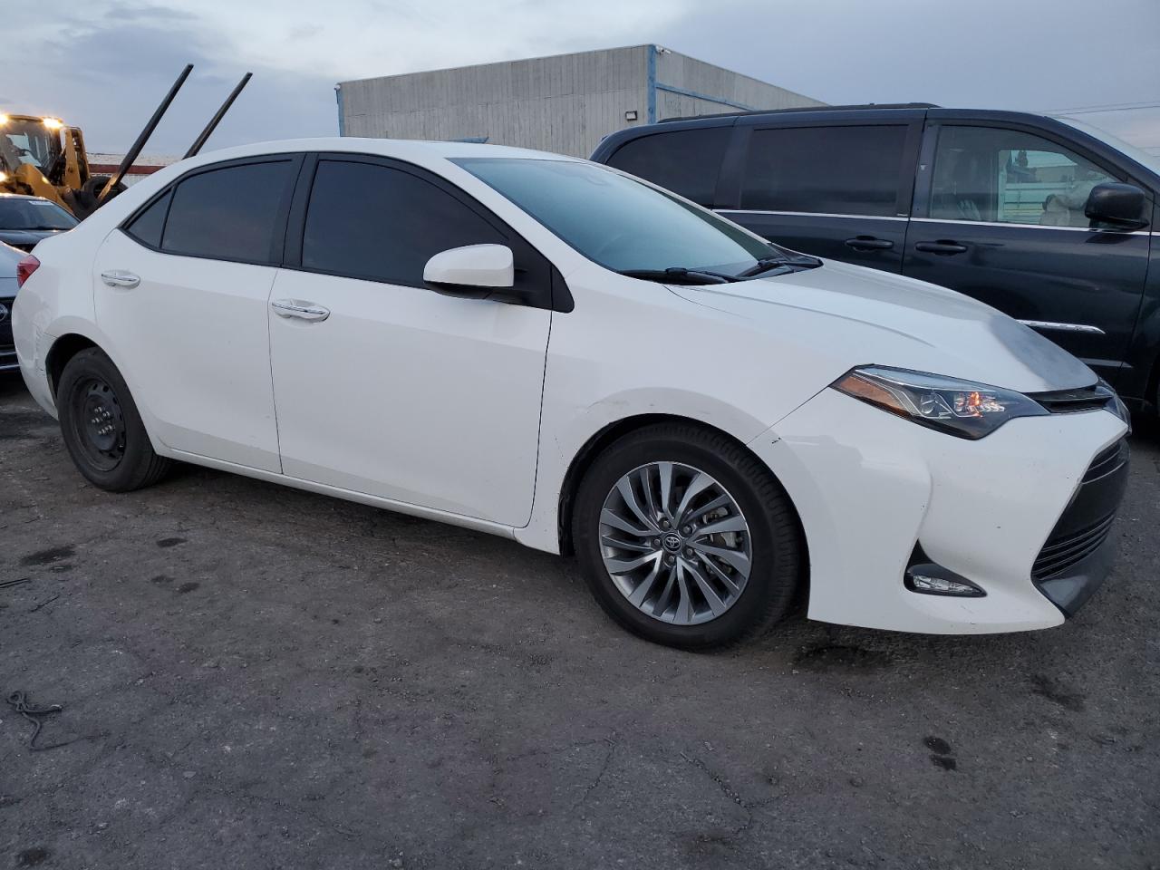 2018 Toyota Corolla VIN 5YFBURHE6JP822519 Copart auction photo, undercarriage / front end damage thumbnail 4