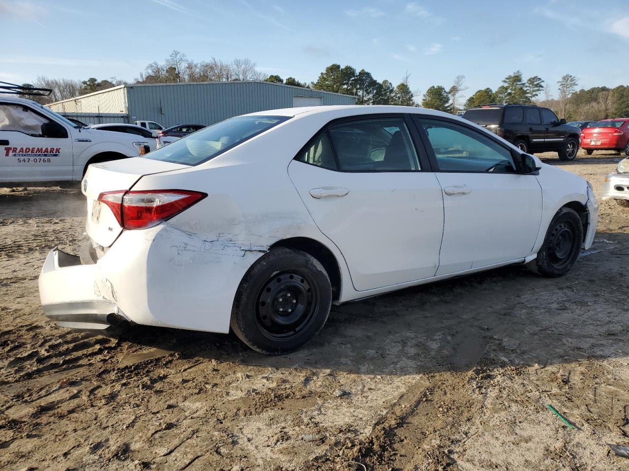 2015 Toyota Corolla VIN 2T1BURHE2FC362332 Copart auction photo, rear end / front end damage thumbnail 3