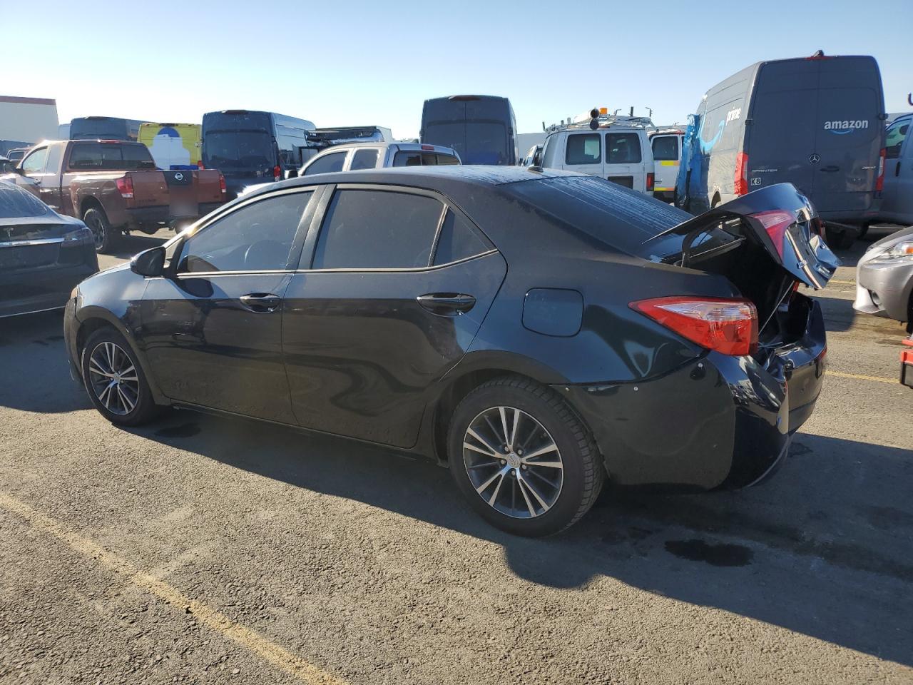 2017 Toyota Corolla VIN 5YFBURHE7HP642038 Copart auction photo, rear end / front end damage thumbnail 2