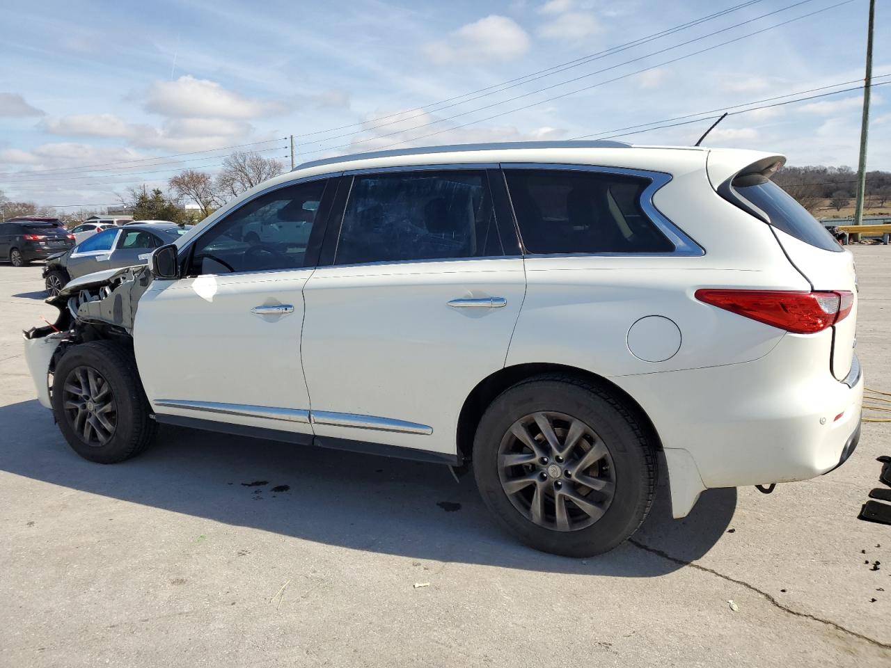 2015 Infiniti QX60 VIN 5N1AL0MM7FC528680 Copart auction photo, front end damage thumbnail 2