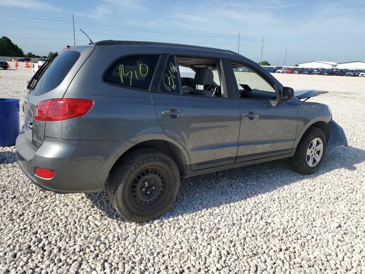 2009 Hyundai Santa Fe VIN 5NMSG13D69H232415 Copart auction photo, front end / side damage thumbnail 3