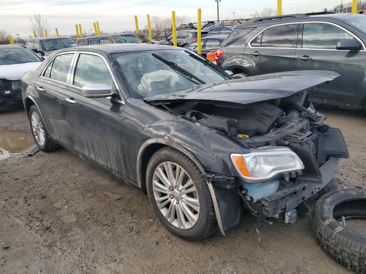 2013 Chrysler 300 VIN 2C3CCAST2DH564823 Copart auction photo, front end / mechanical damage thumbnail 4