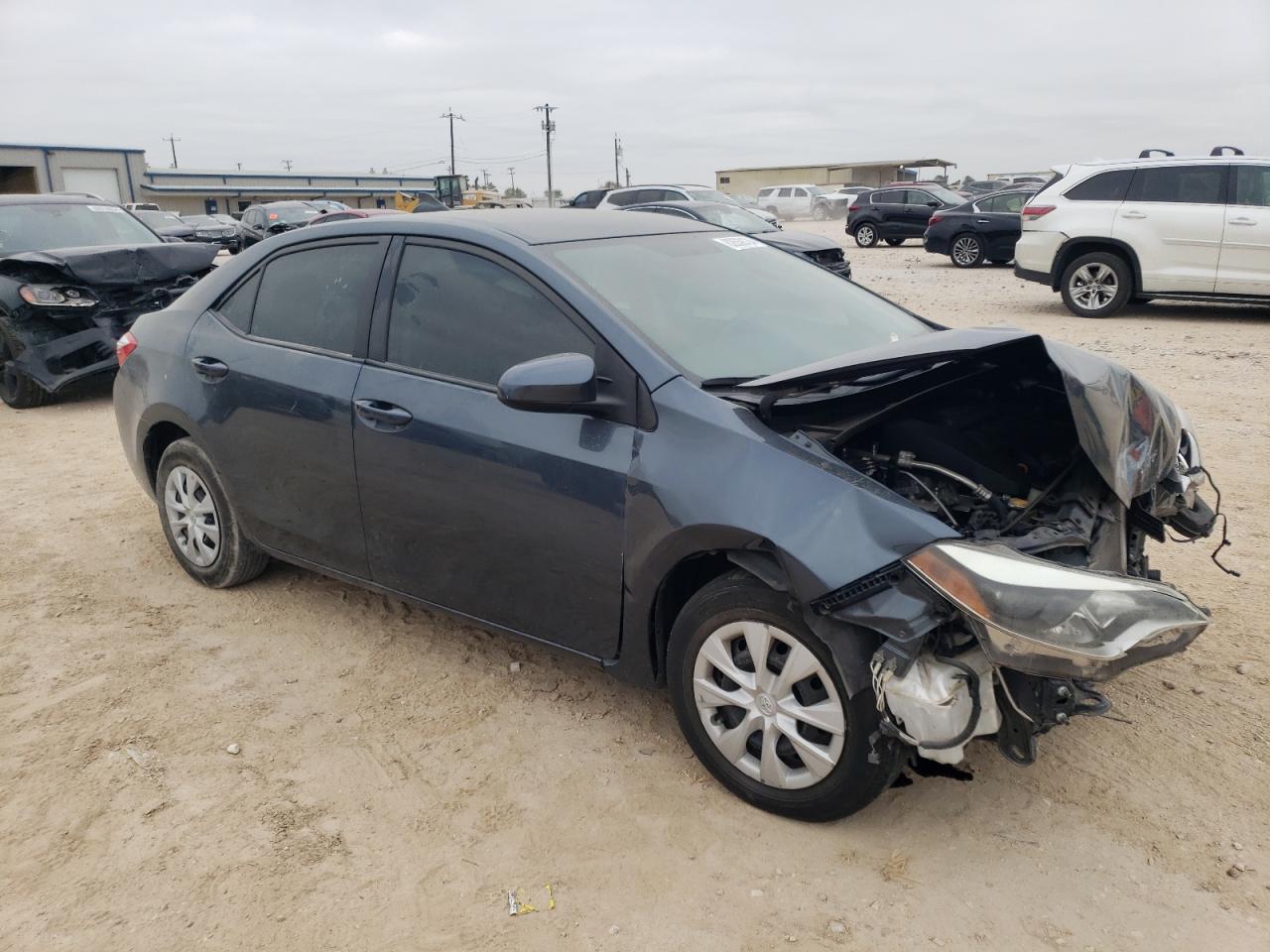 2015 Toyota Corolla VIN 2T1BURHE1FC423203 Copart auction photo, front end / minor dent/scratches damage thumbnail 4