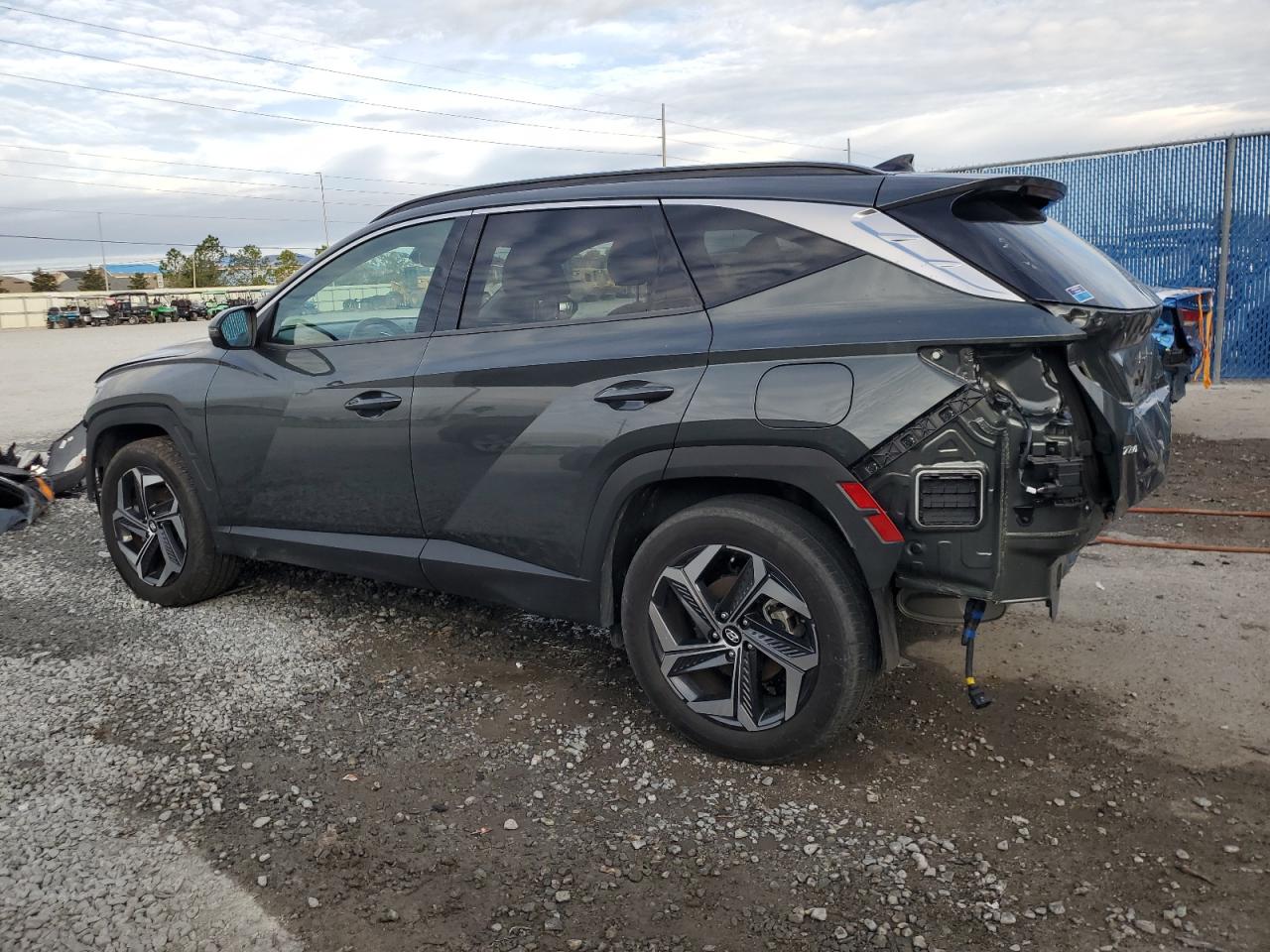 2022 Hyundai Tucson VIN KM8JECA15NU052332 Copart auction photo, rear end / front end damage thumbnail 2