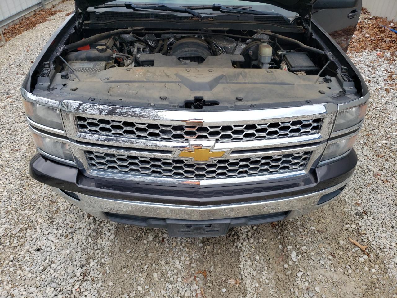 2014 Chevrolet Silverado VIN 3GCPCREC1EG472286 Copart auction photo, front end / side damage thumbnail 11