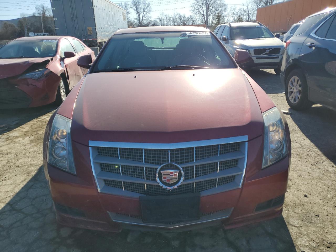 2010 Cadillac CTS VIN 1G6DE5EGXA0102593 Copart auction photo, vandalism damage thumbnail 5