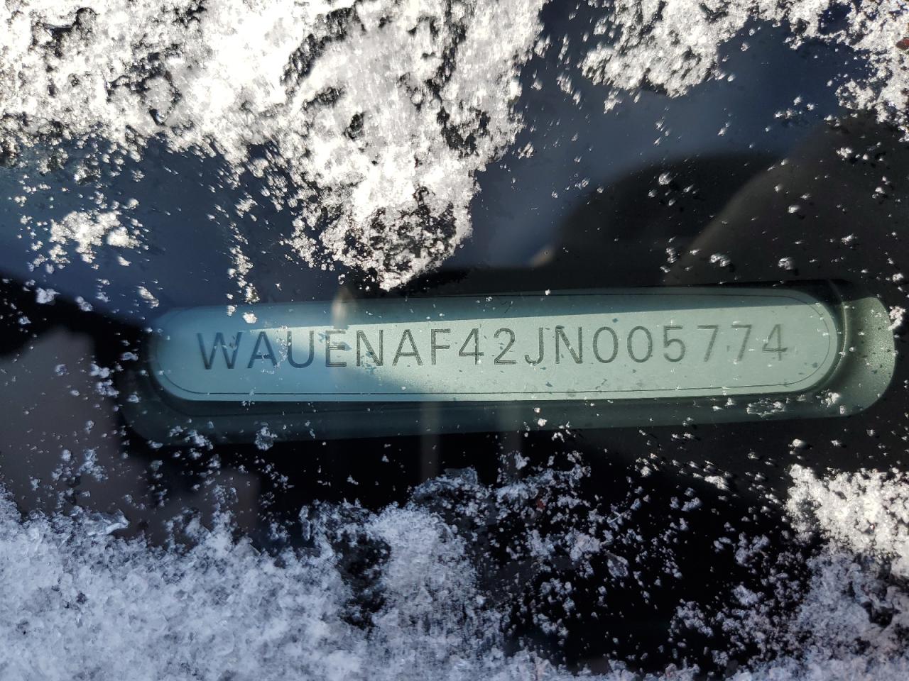 2018 Audi A4 VIN WAUENAF42JN005774 Copart auction photo, all over / side damage thumbnail 12