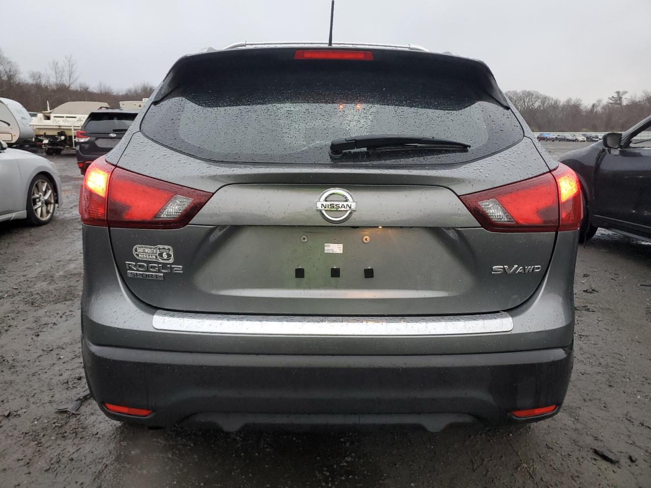2018 Nissan Rogue VIN JN1BJ1CR1JW265324 Copart auction photo, side / front end damage thumbnail 6