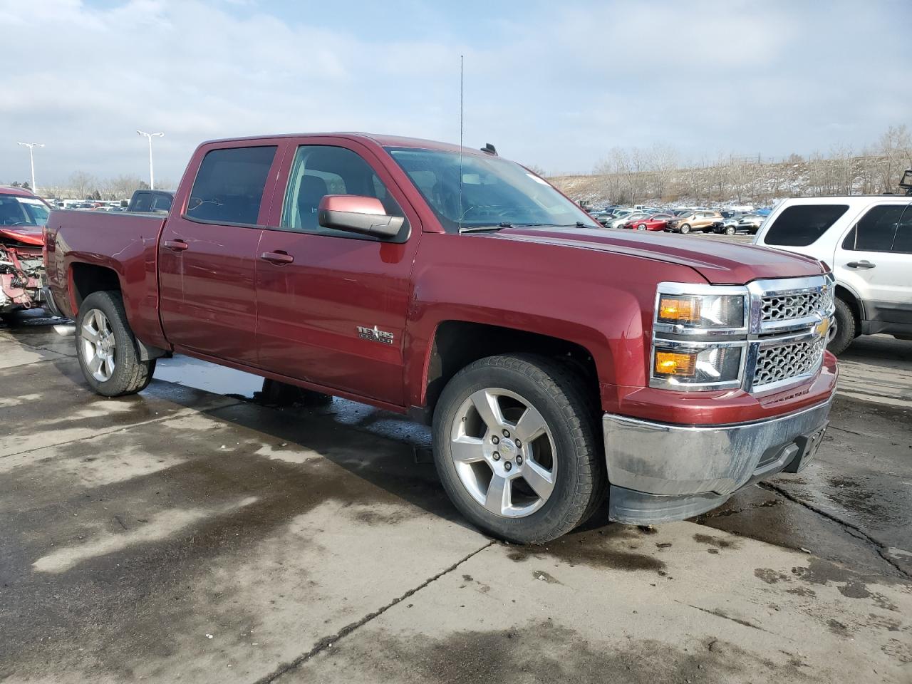 2014 Chevrolet Silverado VIN 3GCPCREC6EG562761 Copart auction photo, hail / rear end damage thumbnail 4