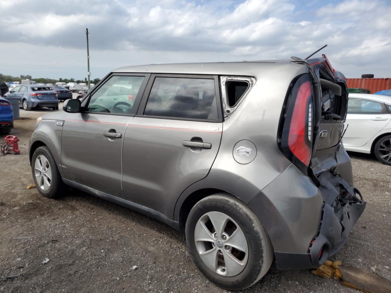 2016 KIA Soul VIN KNDJN2A26G7289677 Copart auction photo, rear end damage thumbnail 2
