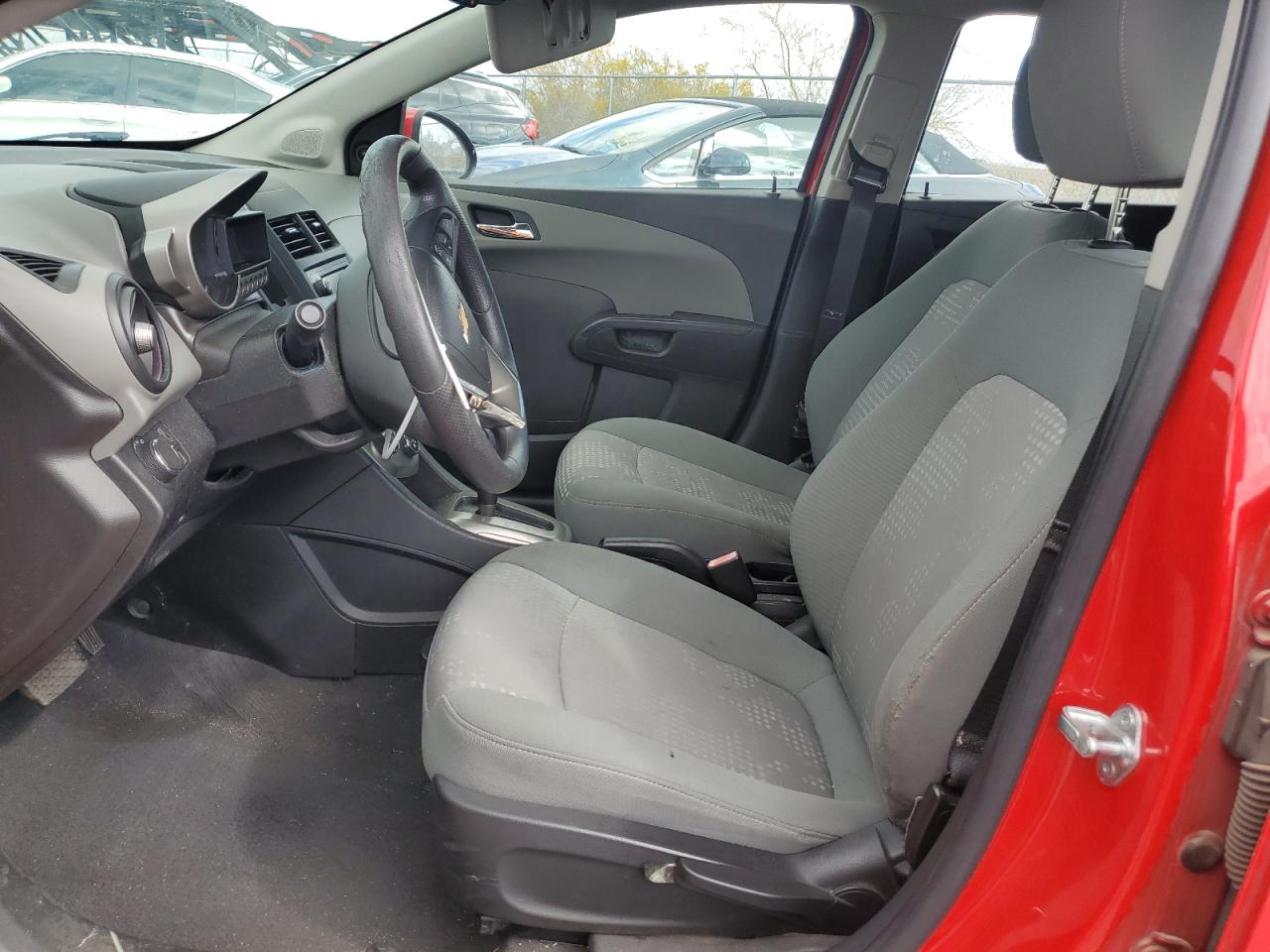2013 Chevrolet Sonic VIN 1G1JA6SH0D4206336 Copart auction photo, front end / side damage thumbnail 7