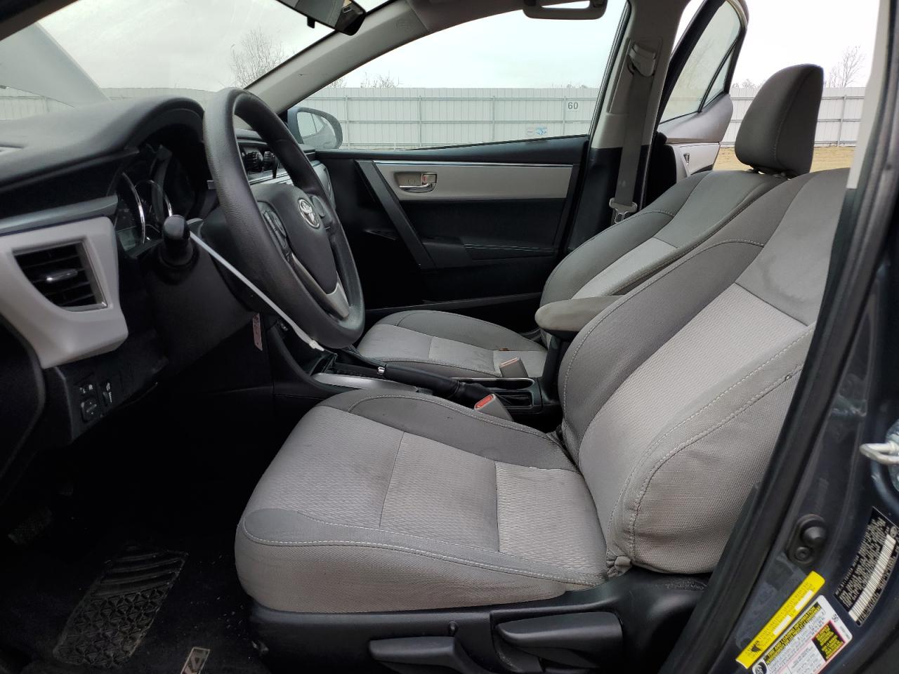 2015 Toyota Corolla VIN 2T1BURHE6FC362463 Copart auction photo, side / minor dent/scratches damage thumbnail 7
