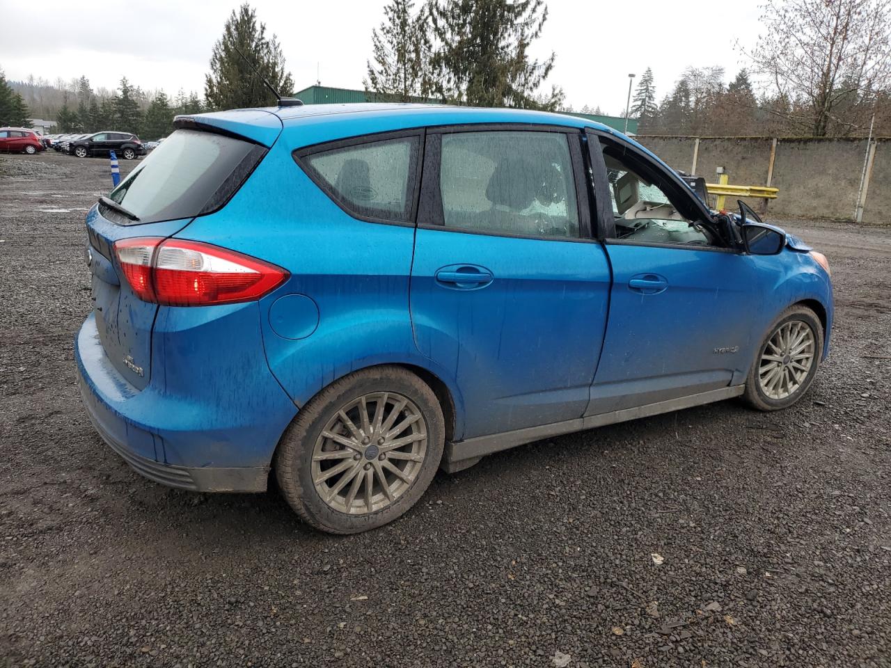 2015 Ford C-MAX VIN 1FADP5AU3FL125020 Copart auction photo, top/roof damage thumbnail 3