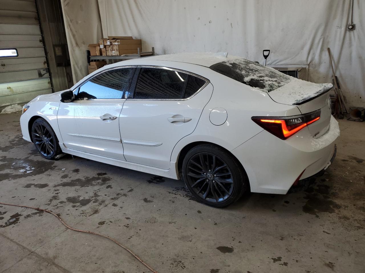 2020 Acura ILX VIN 19UDE2F81LA009110 Copart auction photo, side damage thumbnail 2