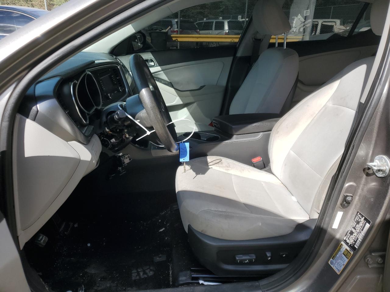 2014 KIA Optima VIN 5XXGM4A70EG288999 Copart auction photo, vandalism damage thumbnail 7