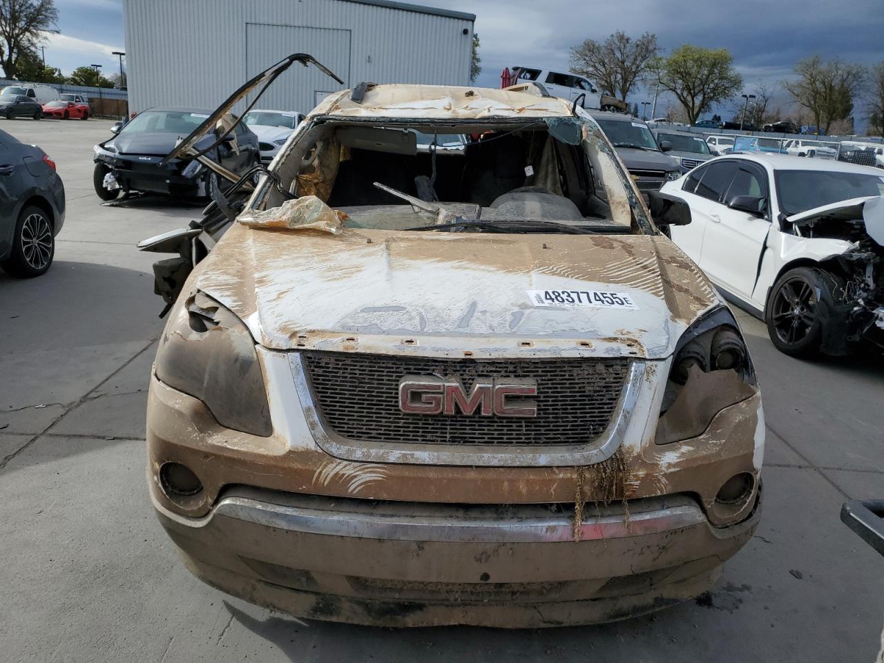 2012 GMC Acadia VIN 1GKKRPED1CJ188341 Copart auction photo, vandalism / water/flood damage thumbnail 5