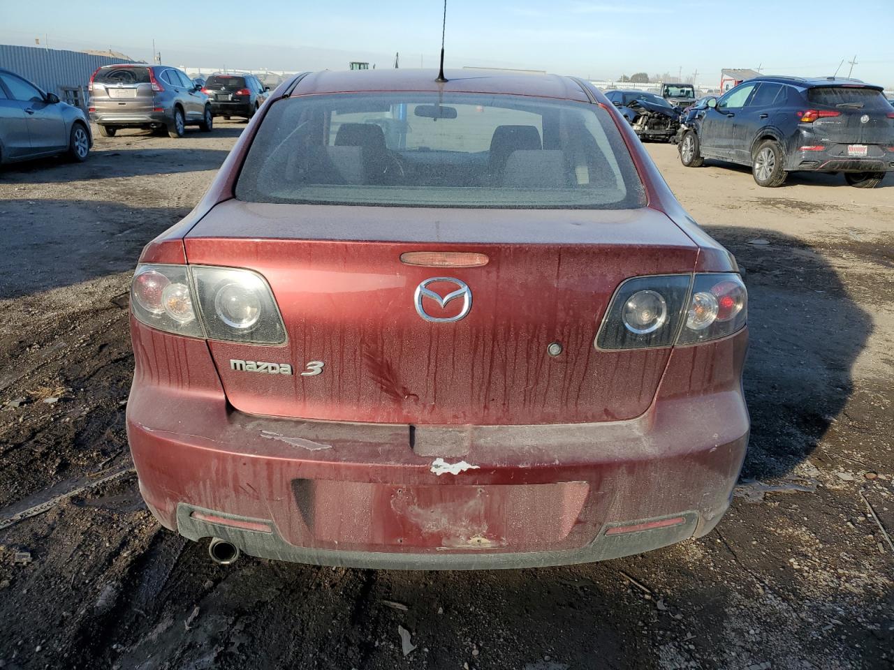 2009 Mazda 3 VIN JM1BK32F191203637 Copart auction photo, all over / hail damage thumbnail 6