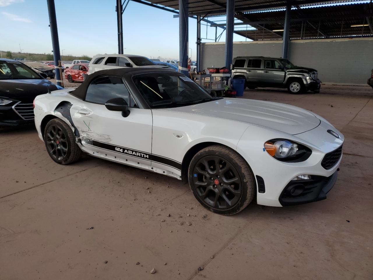 2018 Fiat 124 Spider VIN JC1NFAEK1J0134227 Copart auction photo, rear end / side damage thumbnail 4