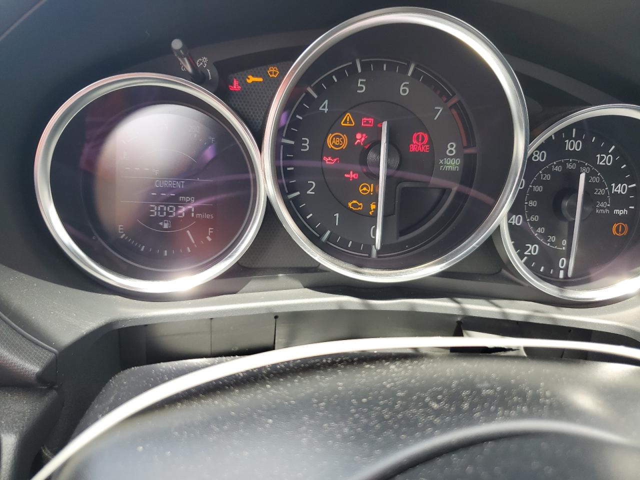 2016 Mazda MX-5 VIN JM1NDAC78G0107347 Copart auction photo, water/flood damage thumbnail 9