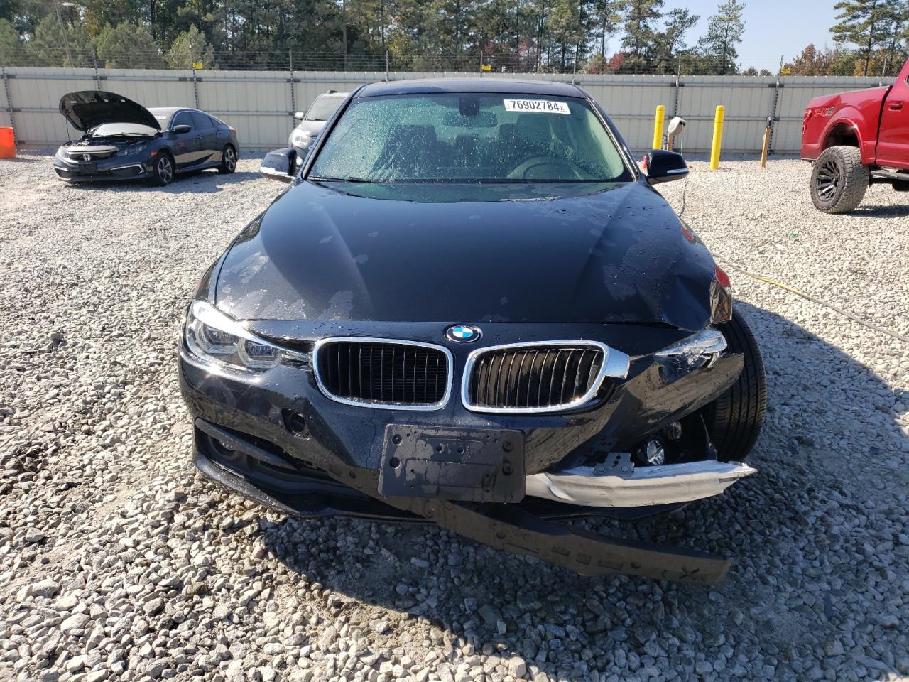 2018 BMW 3er VIN WBA8A3C54JA489620 Copart auction photo, front end damage thumbnail 5