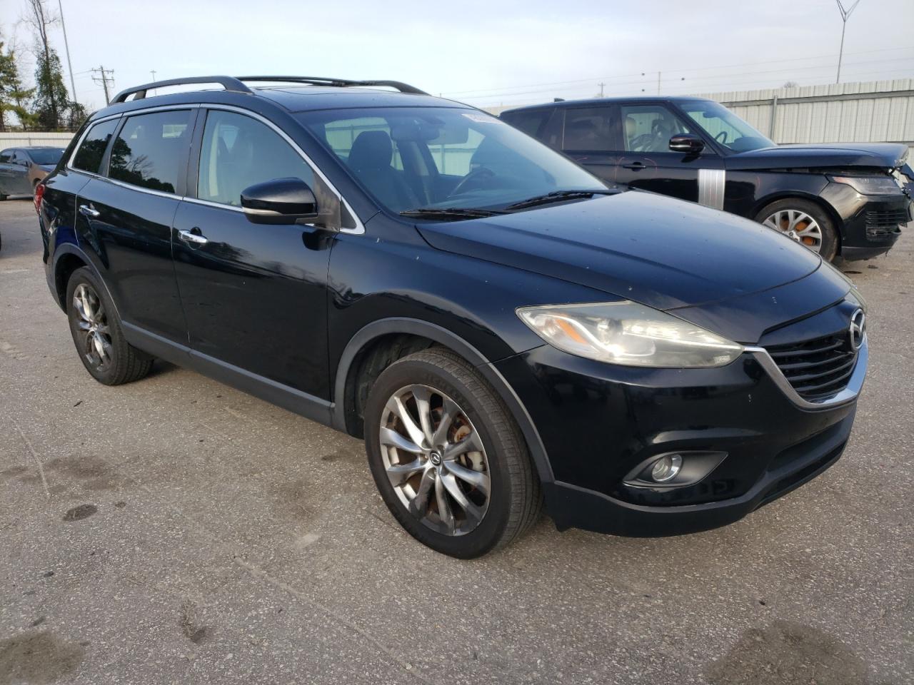 2015 Mazda CX-9 VIN JM3TB2DA5F0447834 Copart auction photo, rear end / top/roof damage thumbnail 4