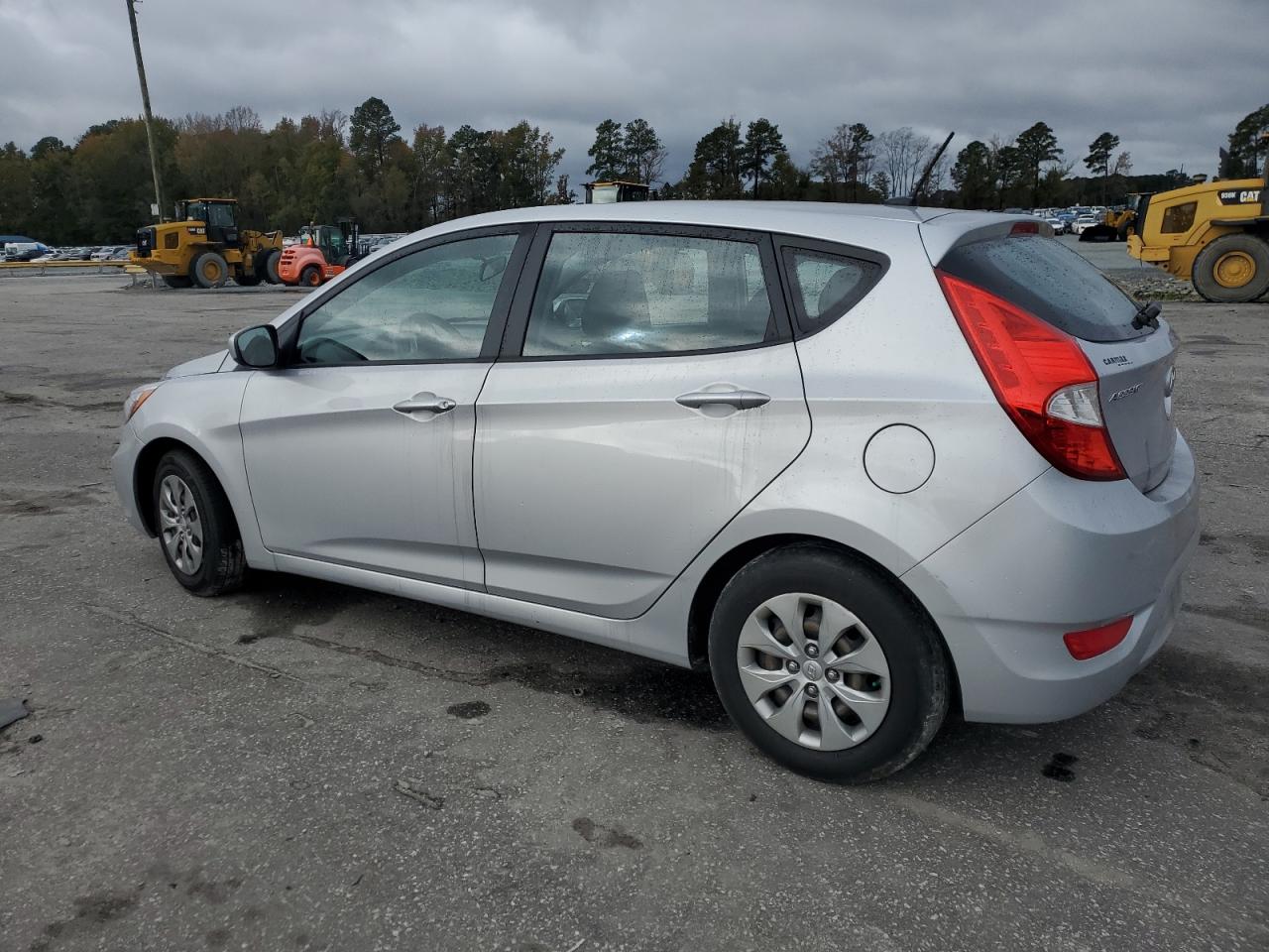 2017 Hyundai Accent VIN KMHCT5AE9HU310966 Copart auction photo, front end / side damage thumbnail 2