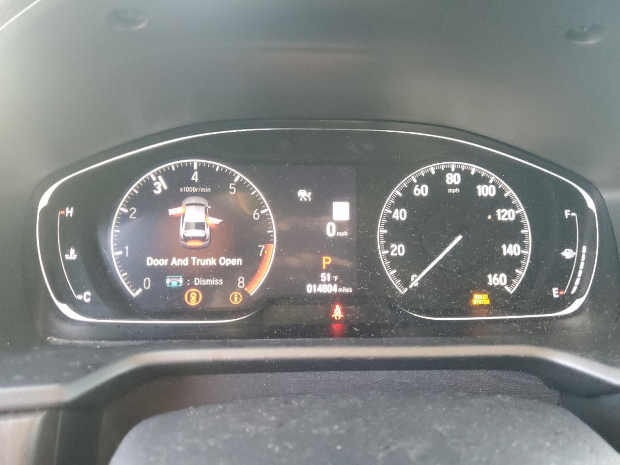 2021 Honda Accord VIN 1HGCV2F92MA033647 Copart auction photo, all over damage thumbnail 9