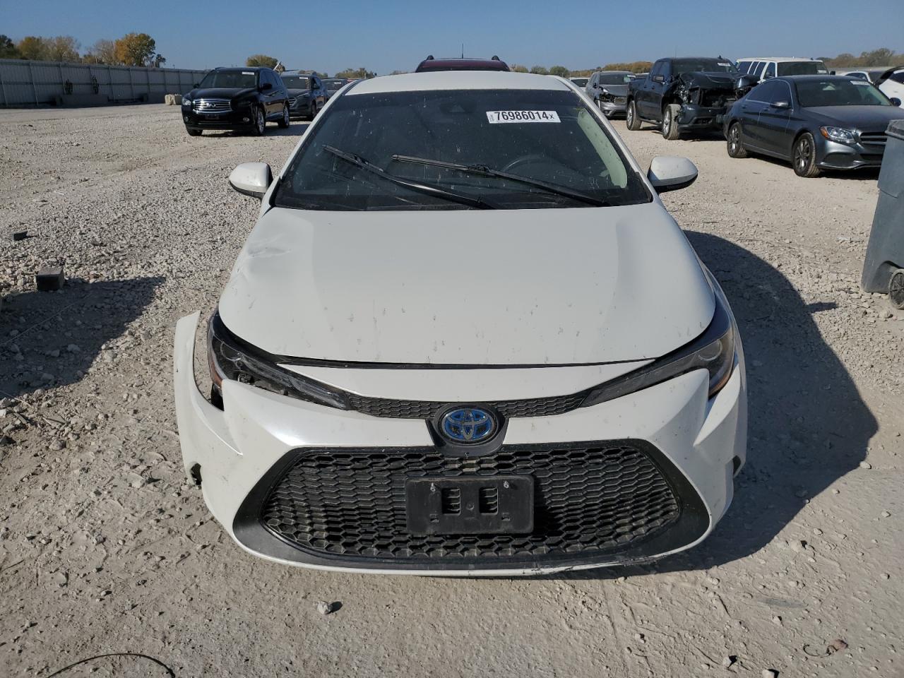 2020 Toyota Corolla VIN JTDEBRBE8LJ026311 Copart auction photo, front end / undercarriage damage thumbnail 5
