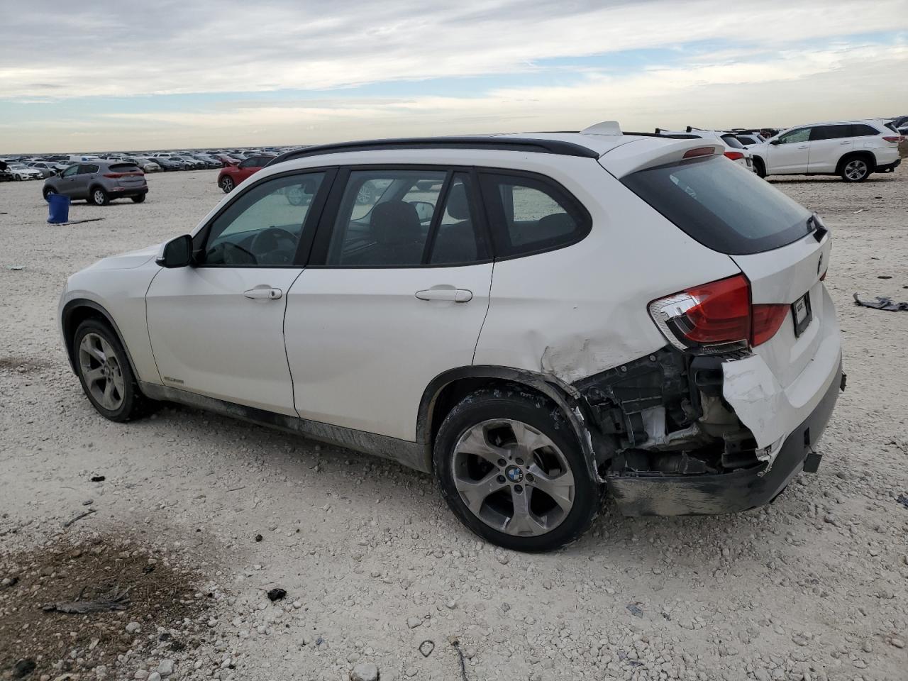 2015 BMW X1 VIN WBAVM1C57FVW57281 Copart auction photo, rear end damage thumbnail 2