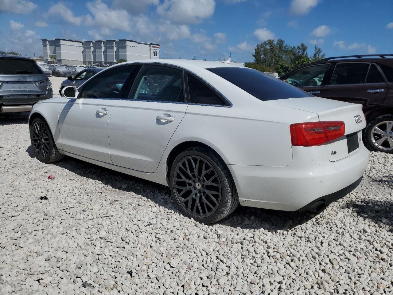 2014 Audi A6 VIN WAUGFAFC3EN055618 Copart auction photo, mechanical damage thumbnail 2