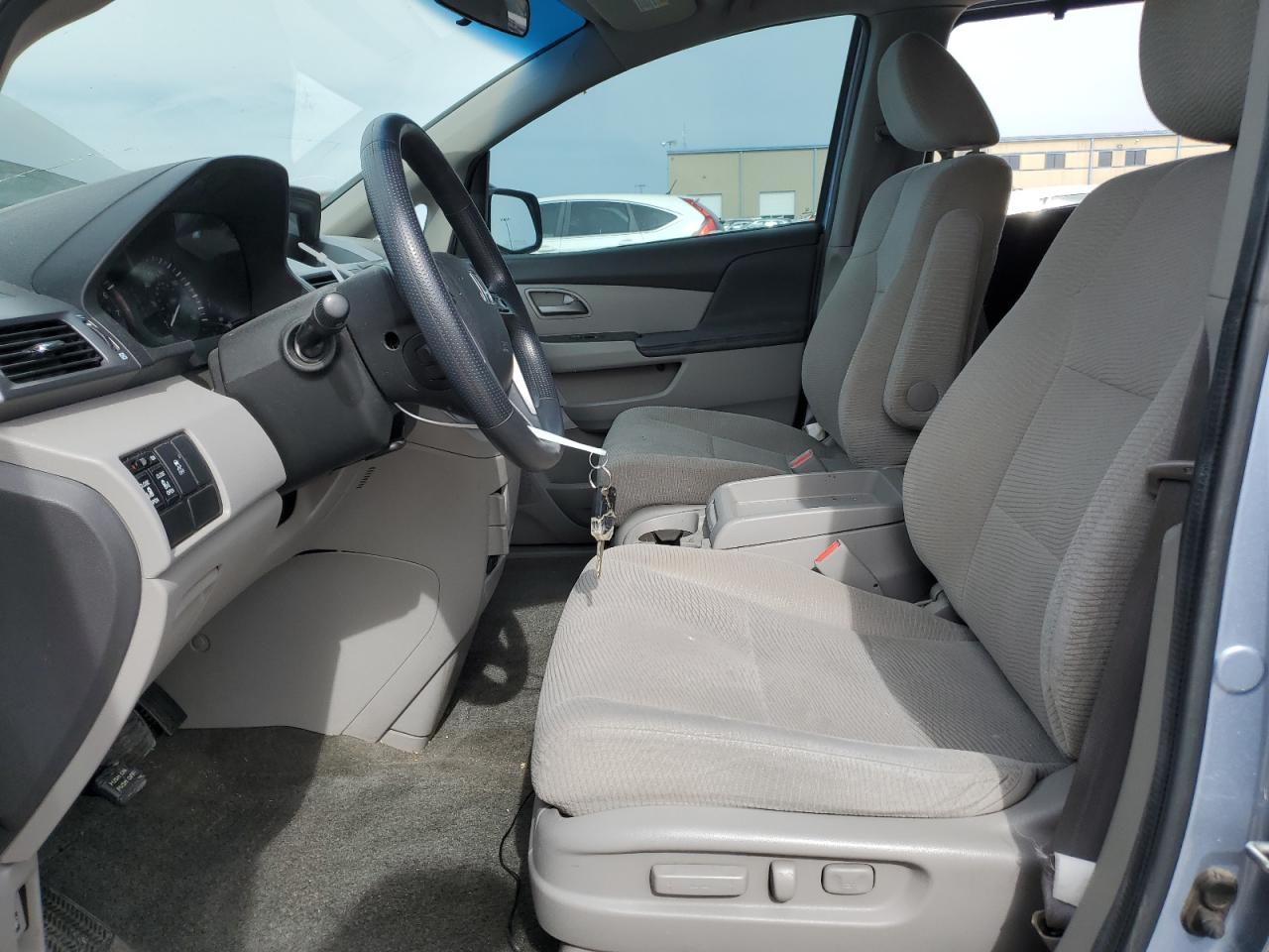 2013 Honda Odyssey VIN 5FNRL5H42DB016095 Copart auction photo, side / hail damage thumbnail 7