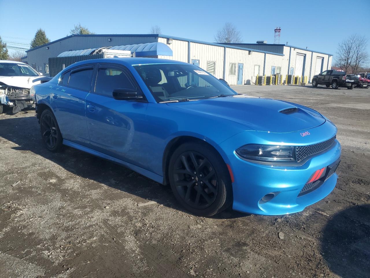 2019 Dodge Charger VIN 2C3CDXHG3KH614068 Copart auction photo, rear end / frame damage damage thumbnail 4