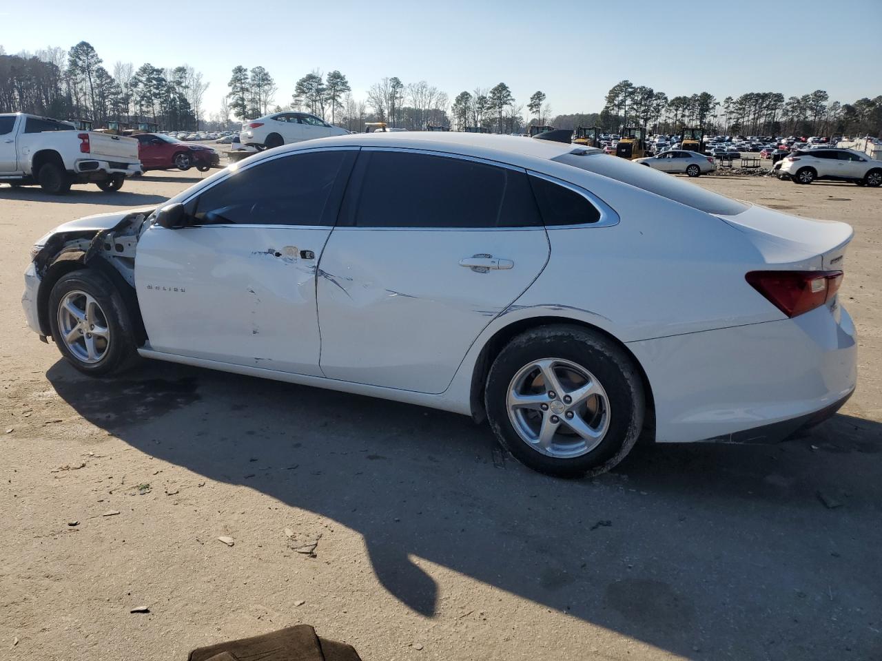 2018 Chevrolet Malibu VIN 1G1ZB5ST6JF269715 Copart auction photo, side damage thumbnail 2