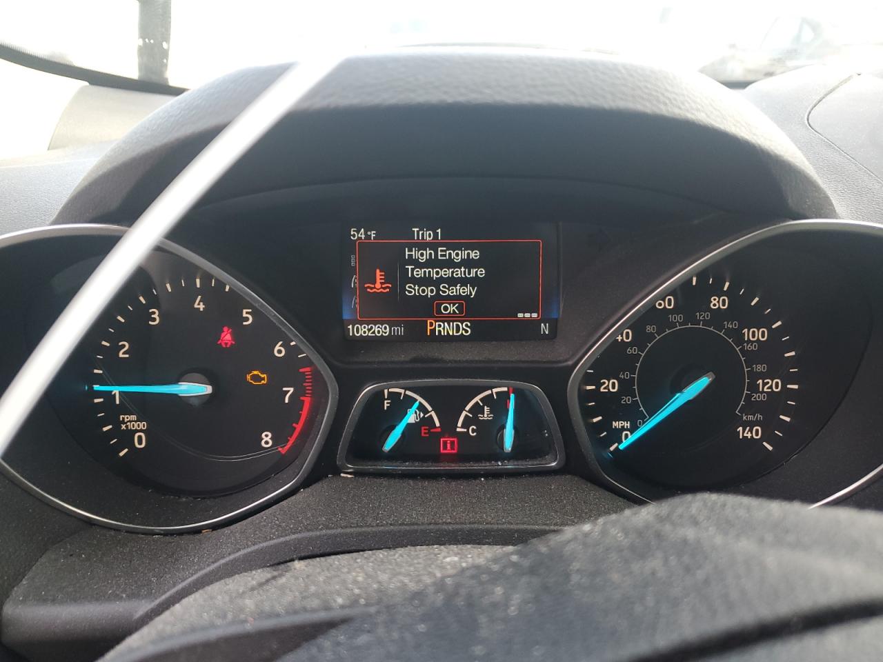 2018 Ford Escape VIN 1FMCU0GDXJUB03944 Copart auction photo, mechanical damage thumbnail 9