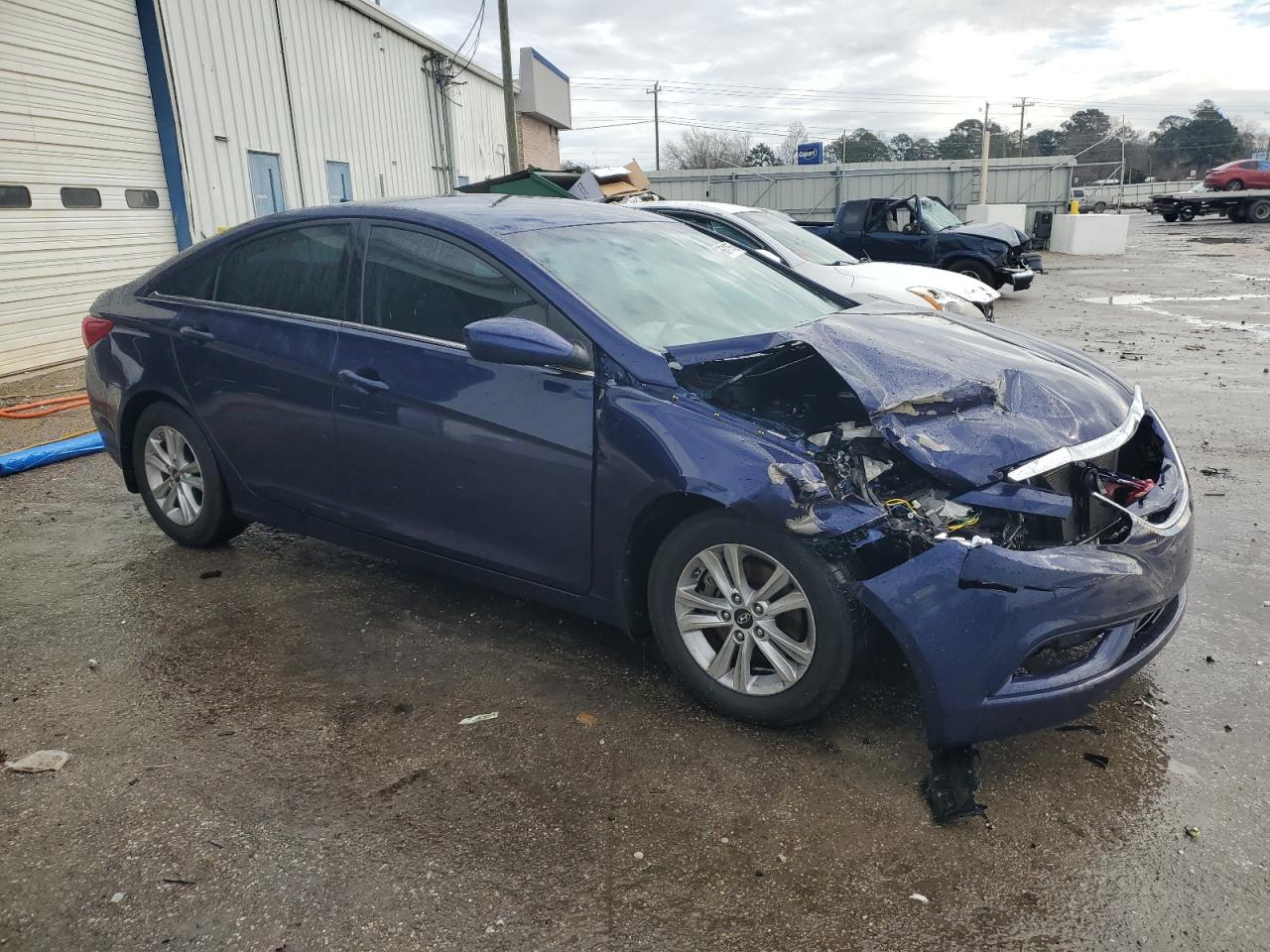 2011 Hyundai Sonata VIN 5NPEB4AC7BH150001 Copart auction photo, front end damage thumbnail 4