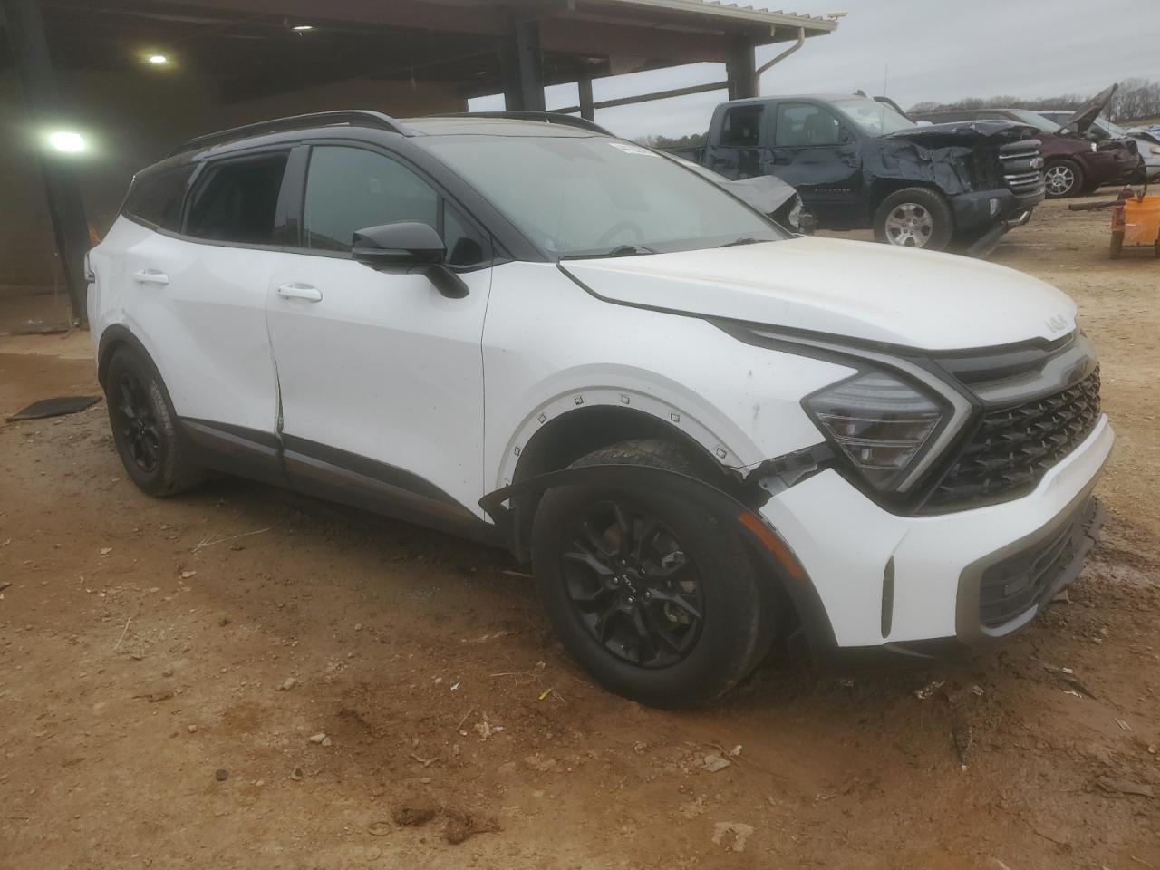 2023 KIA Sportage VIN 5XYK7CAF0PG126422 Copart auction photo, all over damage thumbnail 4