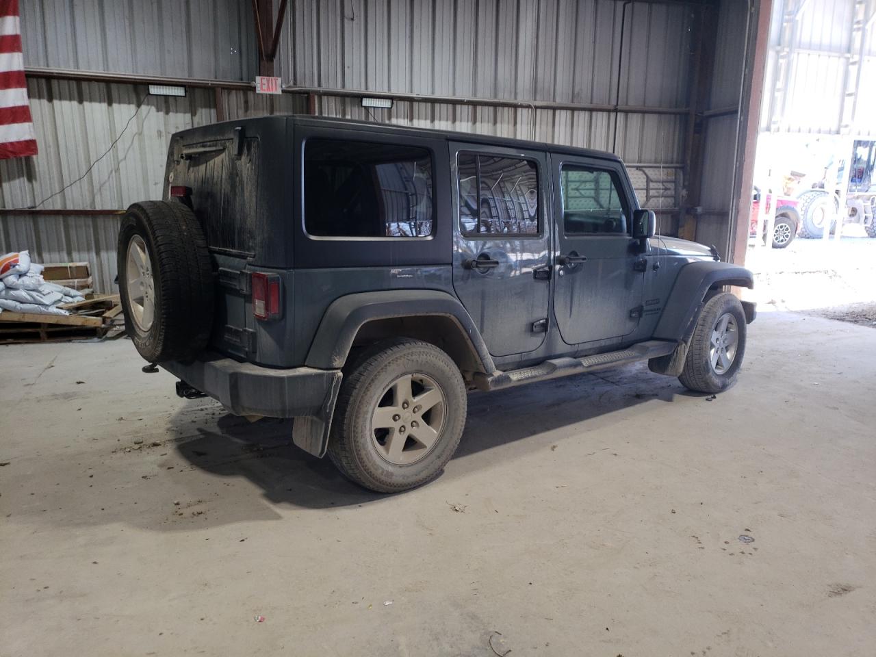 2014 Jeep Wrangler VIN 1C4BJWDG5EL289351 Copart auction photo, front end damage thumbnail 3