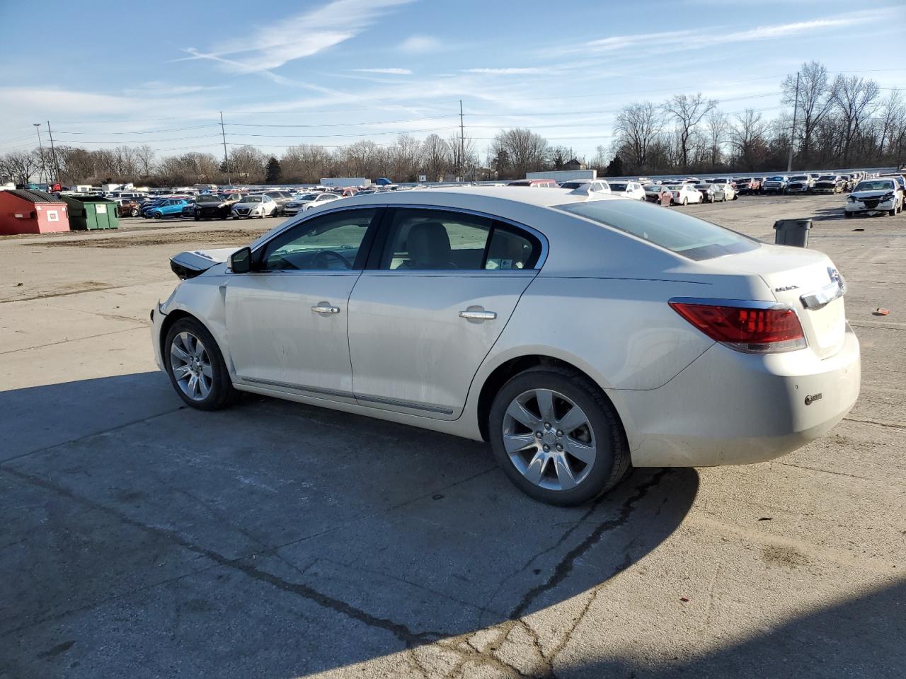2011 Buick LaCrosse VIN 1G4GC5ED5BF130995 Copart auction photo, front end / side damage thumbnail 2
