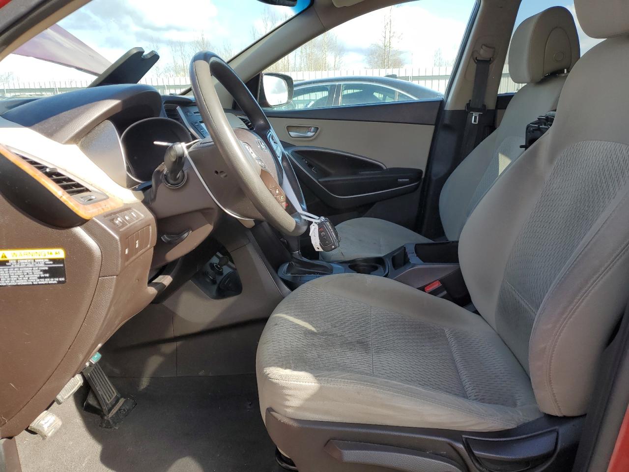 2014 Hyundai Santa Fe VIN 5XYZTDLB8EG167775 Copart auction photo, mechanical / minor dent/scratches damage thumbnail 7