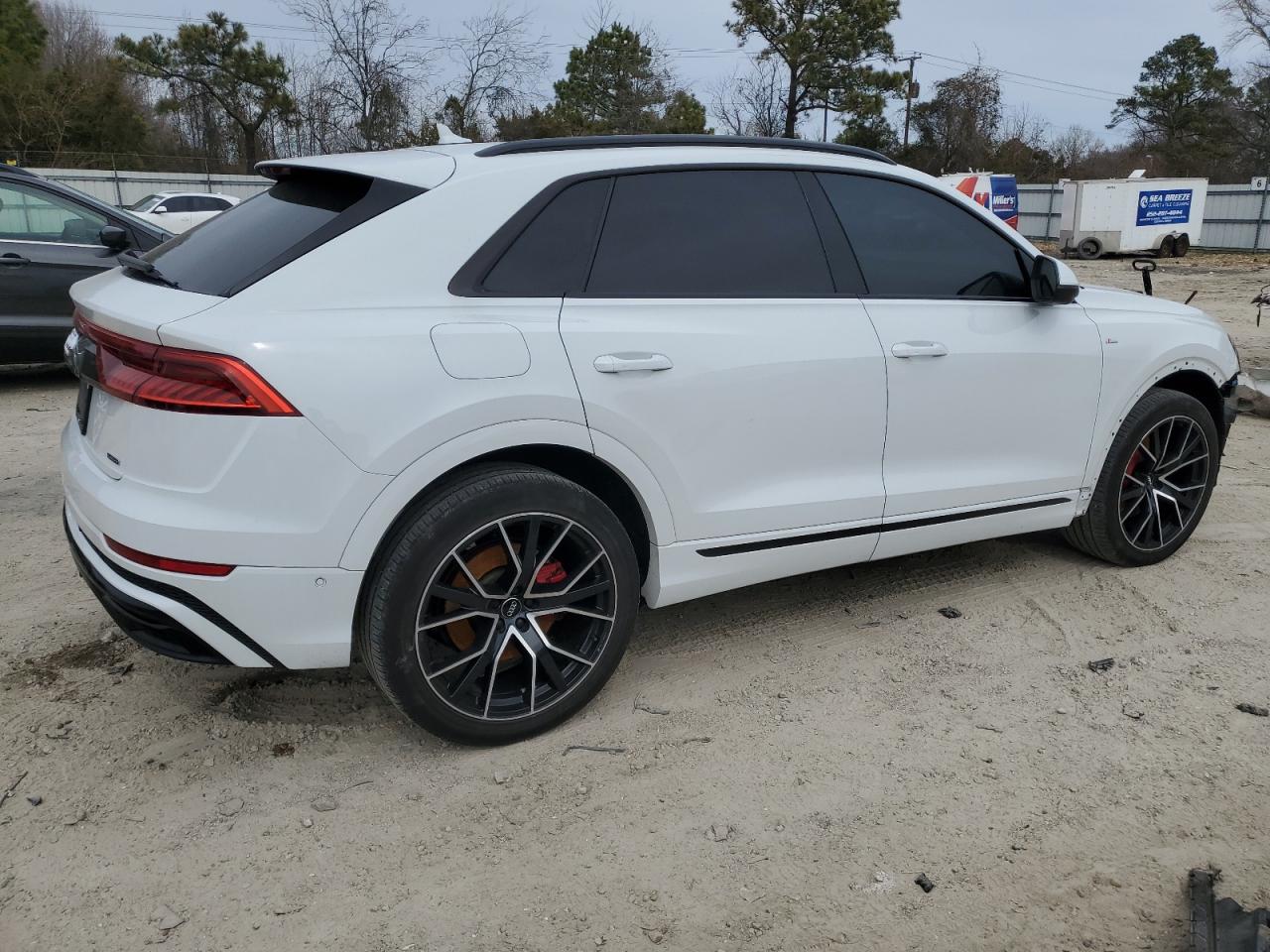 2019 Audi Q8 VIN WA1FVAF11KD026680 Copart auction photo, front end / minor dent/scratches damage thumbnail 3